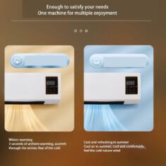 Mini Air Conditioner Fan, Fan Cooling And Heating Dual Purpose - Remote Control Air Conditioning Hot Fan
